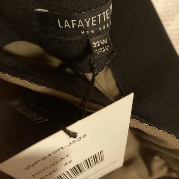LAFAYETTE 148 NEW YORK PANTS NWT 22W
